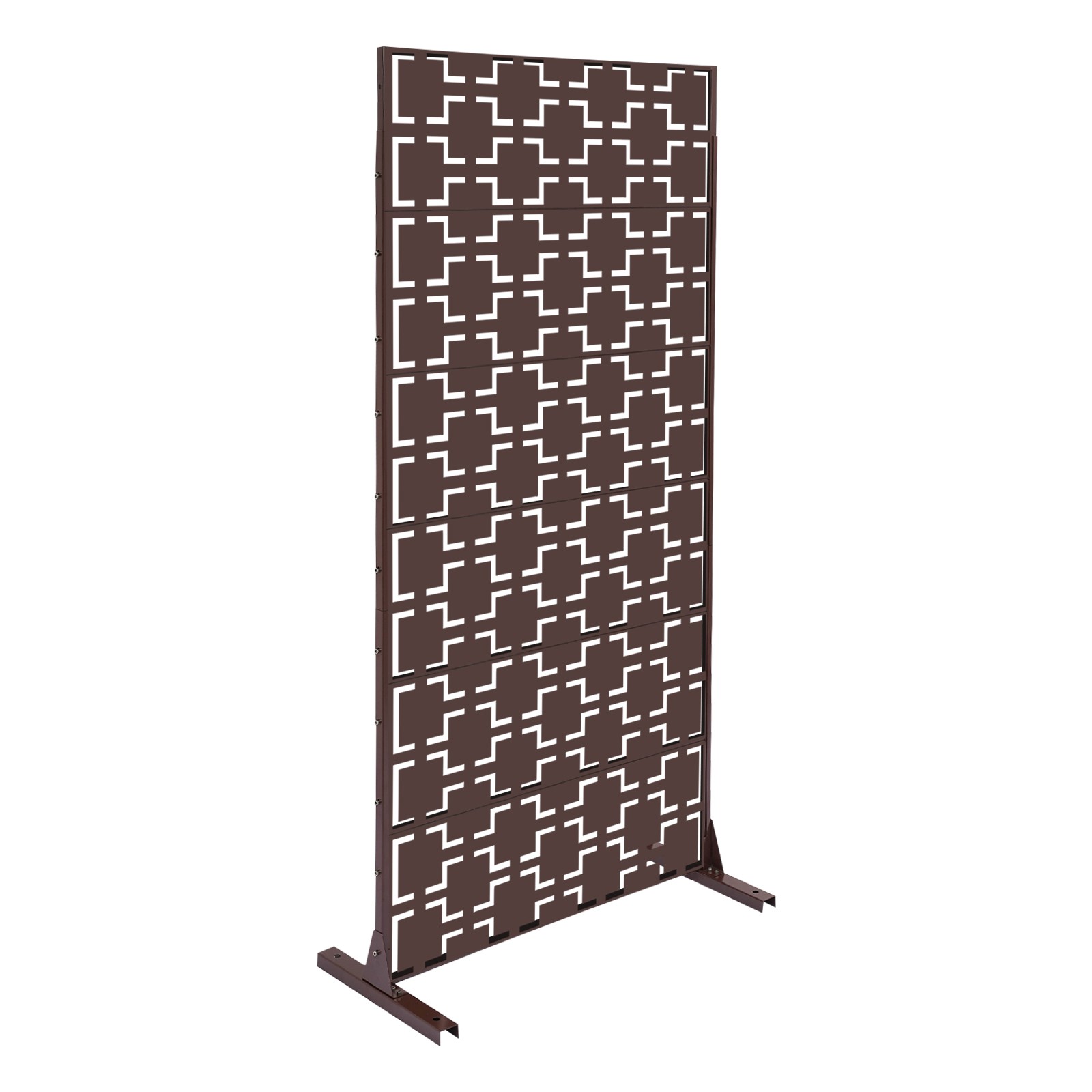 35.5*16*72in Decorative Privacy Screen, Lattice Shape Privacy Screen Fence Panel