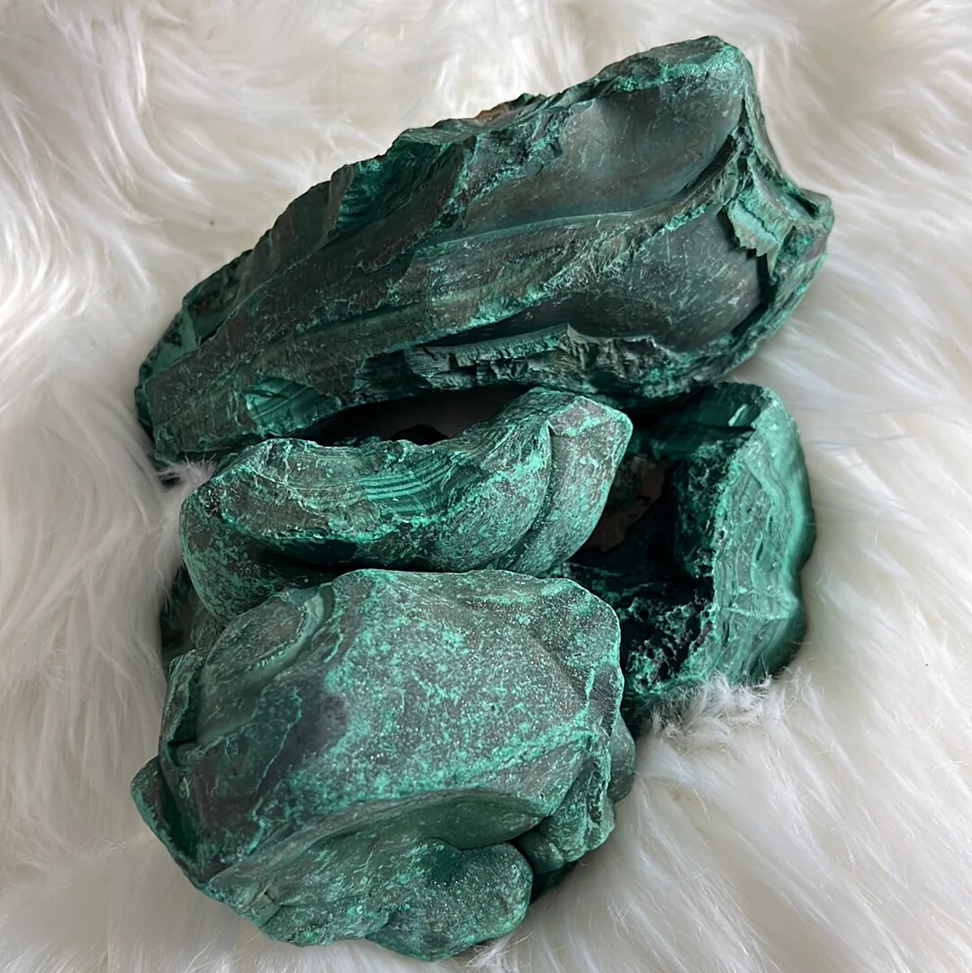 “Stunning Malachite Stone Coffee Table Top – Malachite Gemstone Center Table Top