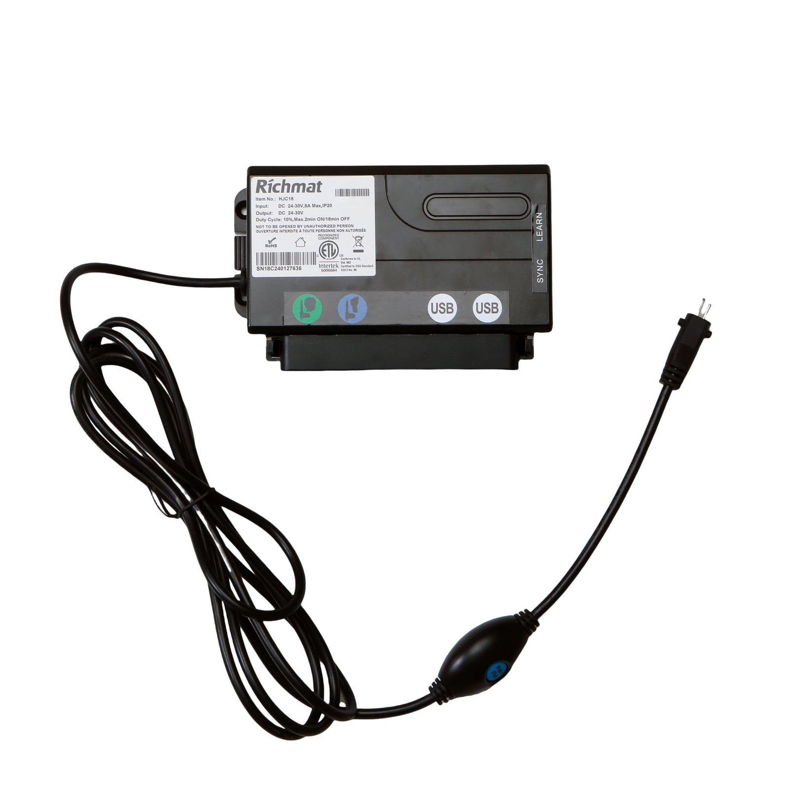 Adjustable Bed Richmat HJC18 Control Box Replacement for Structures E455 Bed Bas