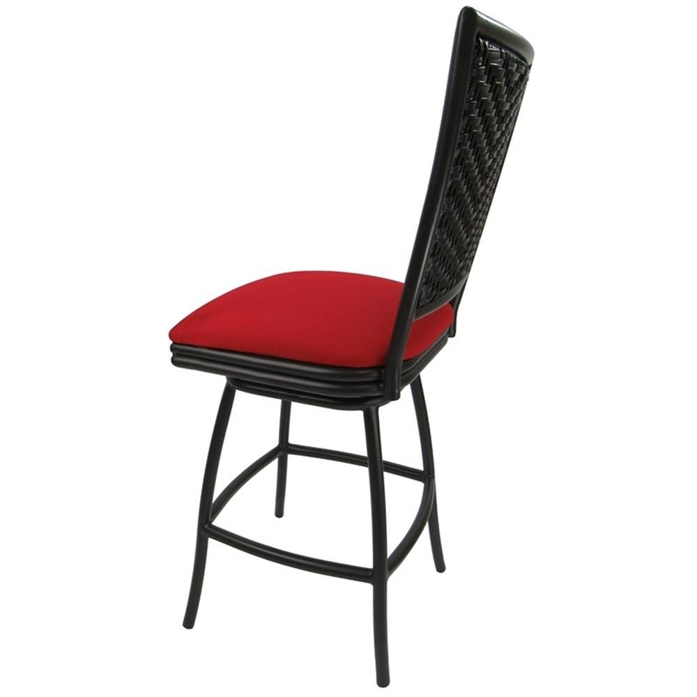 Outdoor/Indoor Counter 26″ Bar Stool without Arms – Brown Frame