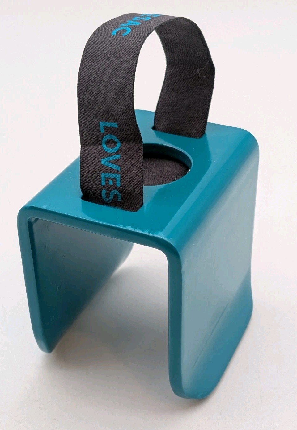 Lovesac Sactional Teal Steel U Clamp Love Sac Sofa Couch PJ9692 EUC