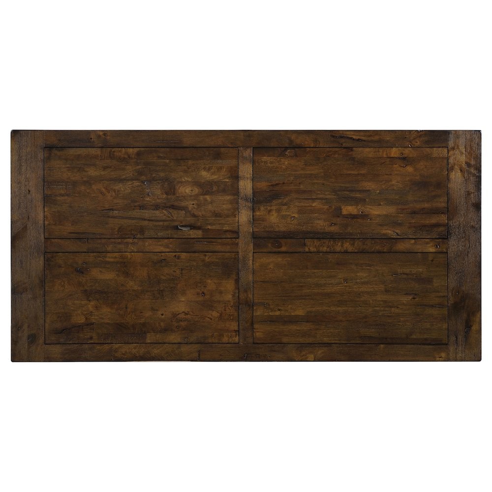 Coleman 9-piece Rectangular Dining Set Rustic Golden Brown