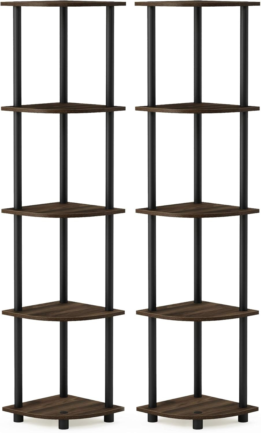 5-Tier Corner Shelf Set of 2 – Stylish Open Storage for Home & Office