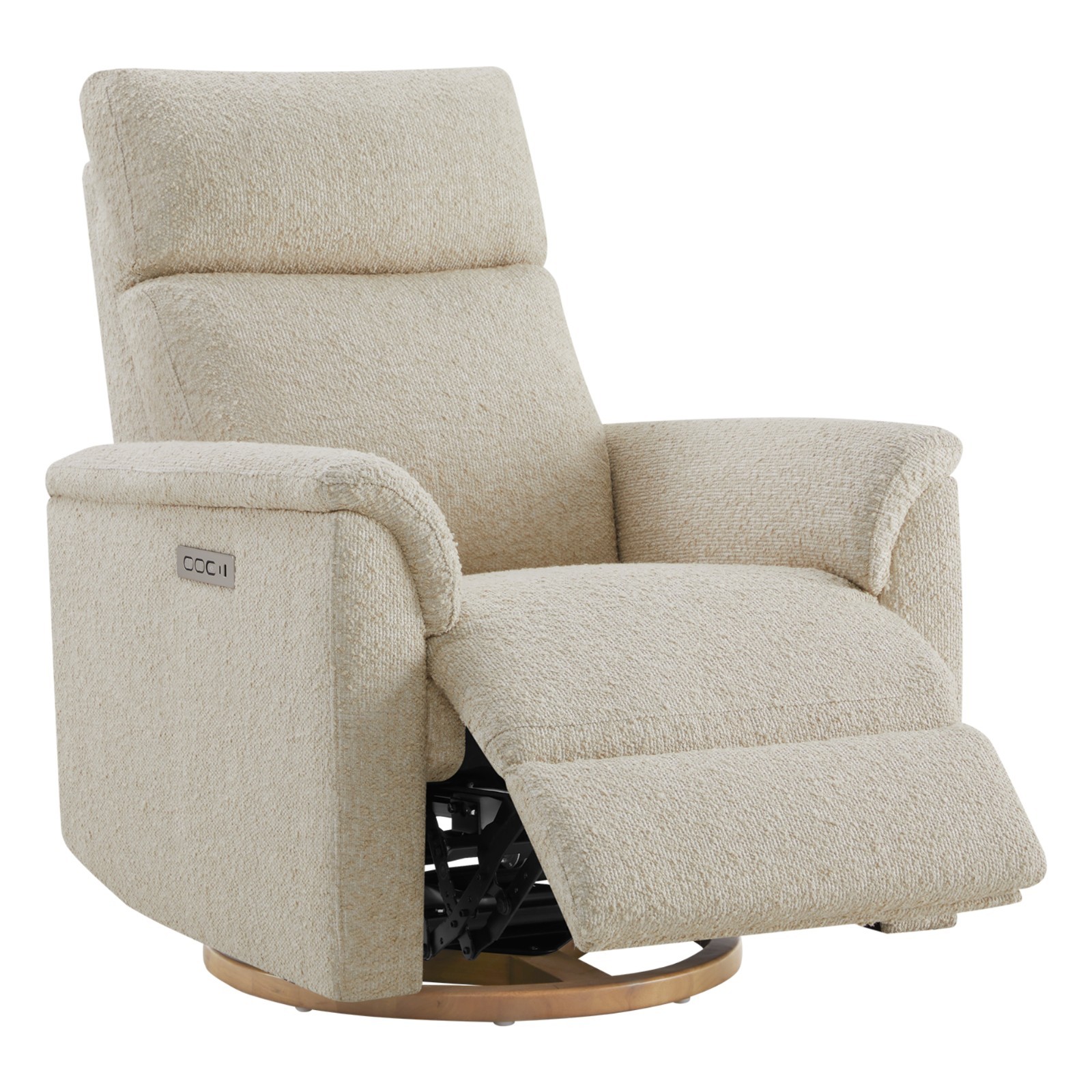 CHITA Power Swivel Glider for Adults with Nightlight, Nursery Recliner Chair