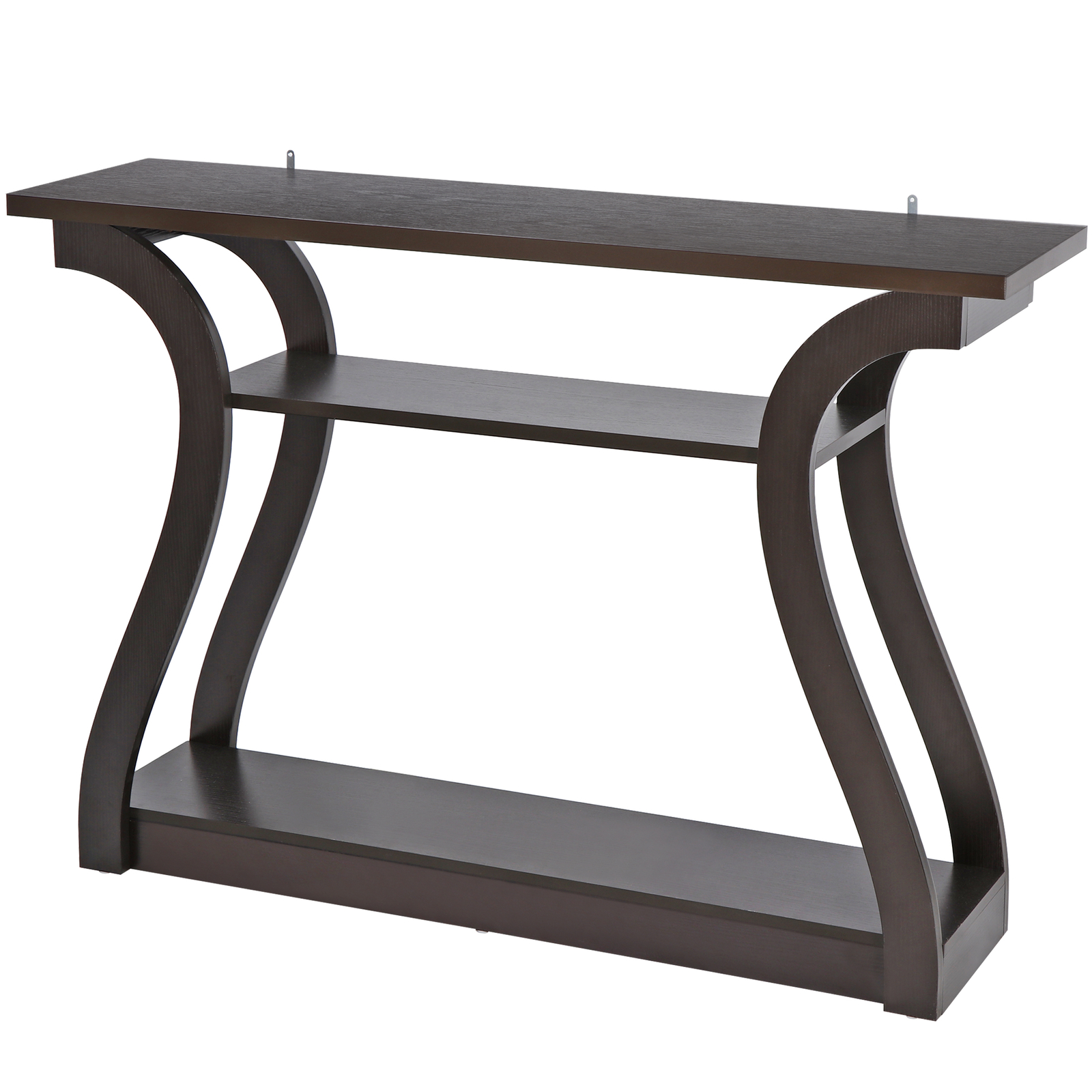 47” Console Accent Table Entryway Table with Storage Shelf Modern Design Table