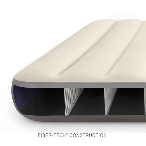 Intex 64103E Dura-Beam Standard Single-High Air Mattress: Fiber-Tech – Queen