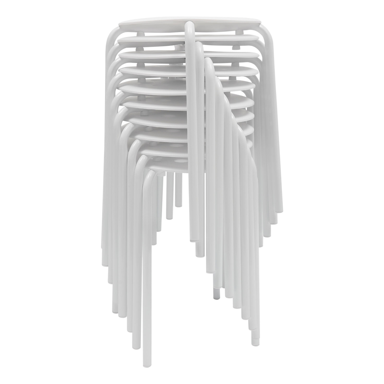 10 x Plastic Stacking Stools for Kids Students Classroom Home Kitchen Garden