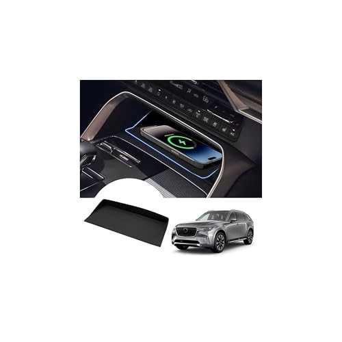 Wireless Charging Mat for 2024-2026 Mazda CX90/2025-2026 CX70 Accessories
