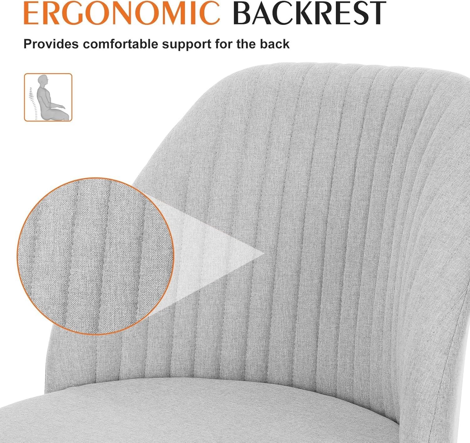 Multi Color Comfy Office Chair with Rolling Wheel Adjustable Computer Task Chair