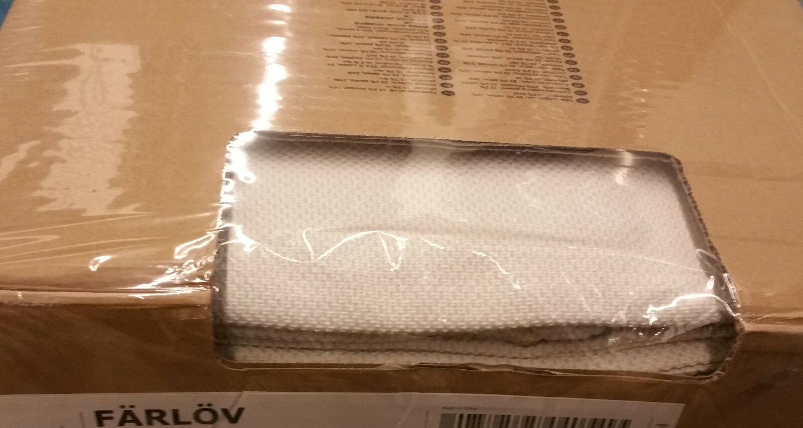 IKEA Farlov 2 Seat Loveseat sofa SLIPCOVER Flodafors White COVERS Cotton Linen