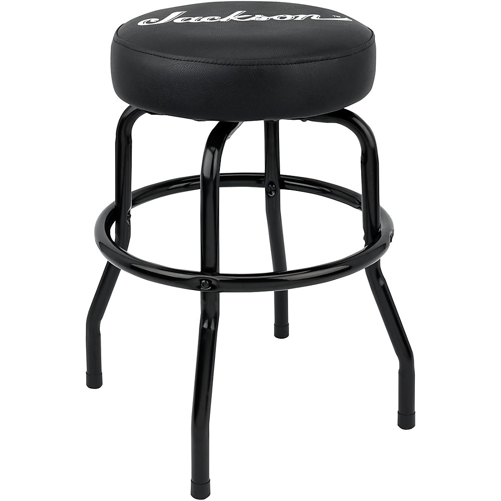 Jackson Logo Barstool 24 in. Black LN