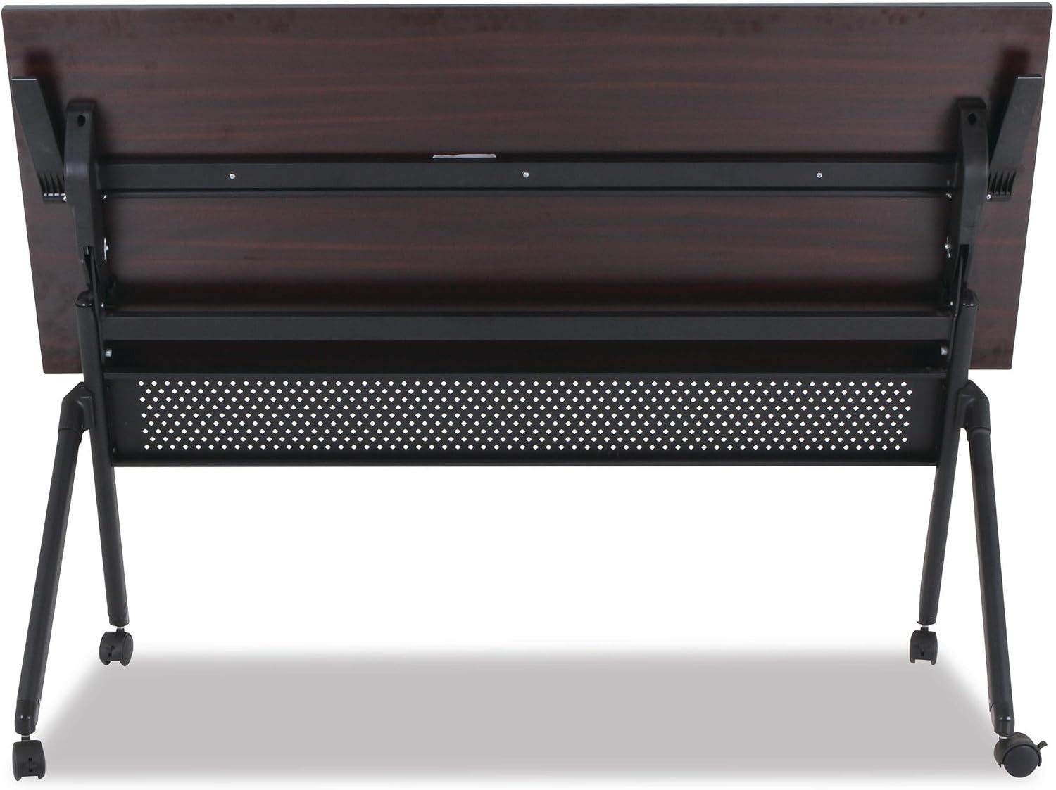 Reversible Laminate Table Top Rectangular 59.5w X 23.63,Medium Cherry/Mahogany