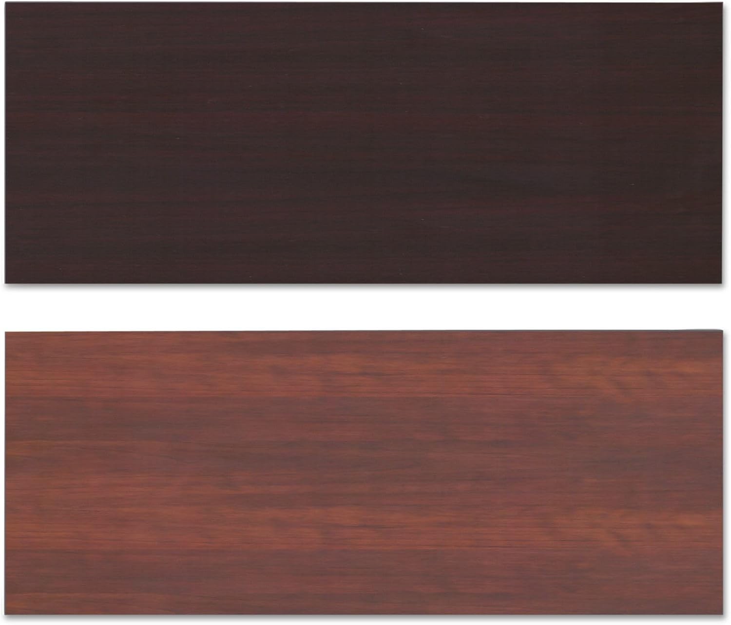 Reversible Laminate Table Top Rectangular 59.5w X 23.63,Medium Cherry/Mahogany