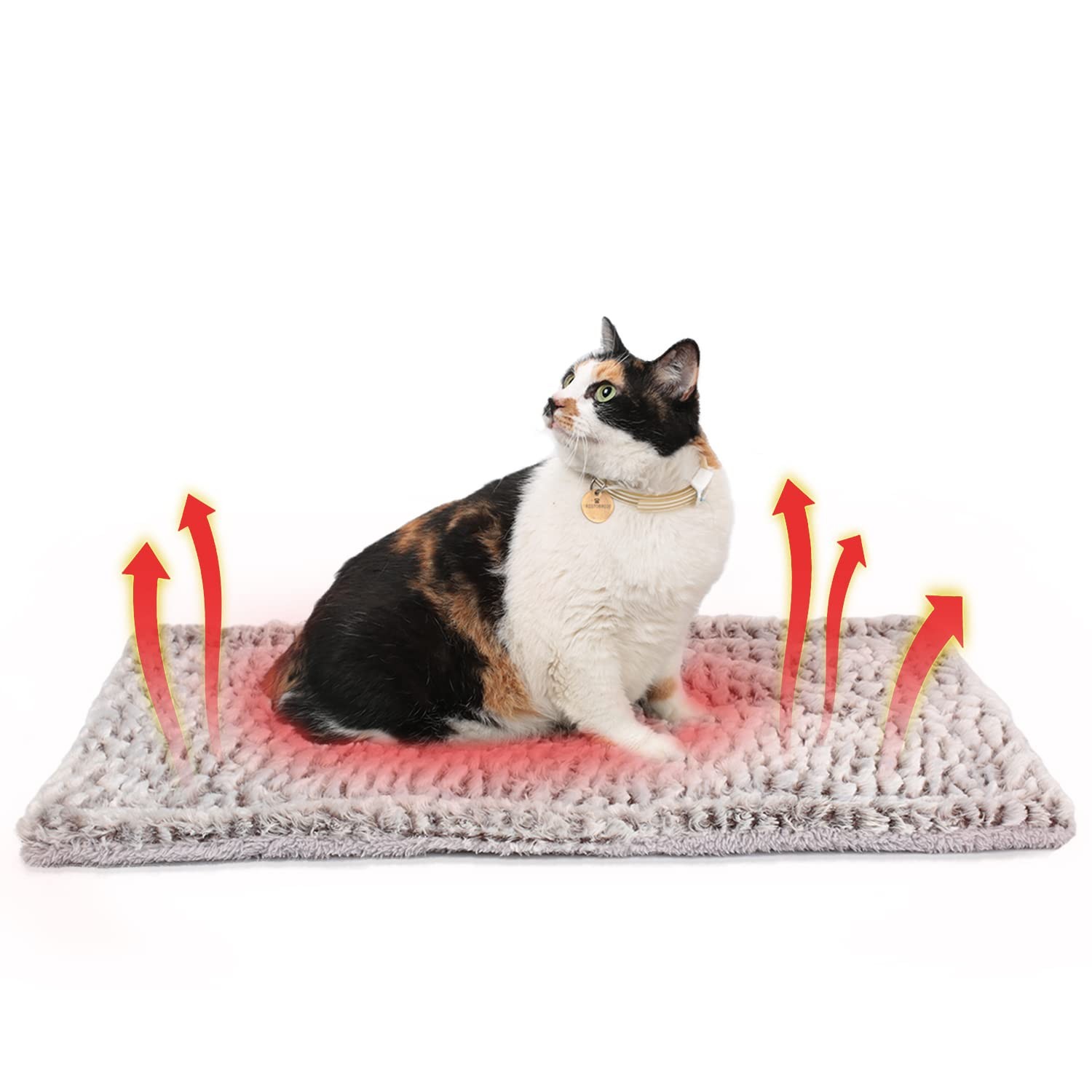 Mora Pets Self Heating Cat Pad Self Warming Bed 27.5 X 18.5 Thermal Heated Cat