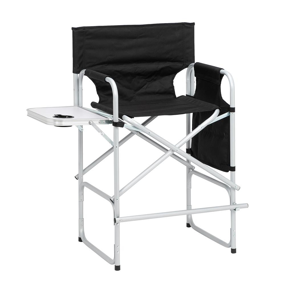 600D Double Oxford Cloth Folding Director’s Chair Side Table With Cup Holder
