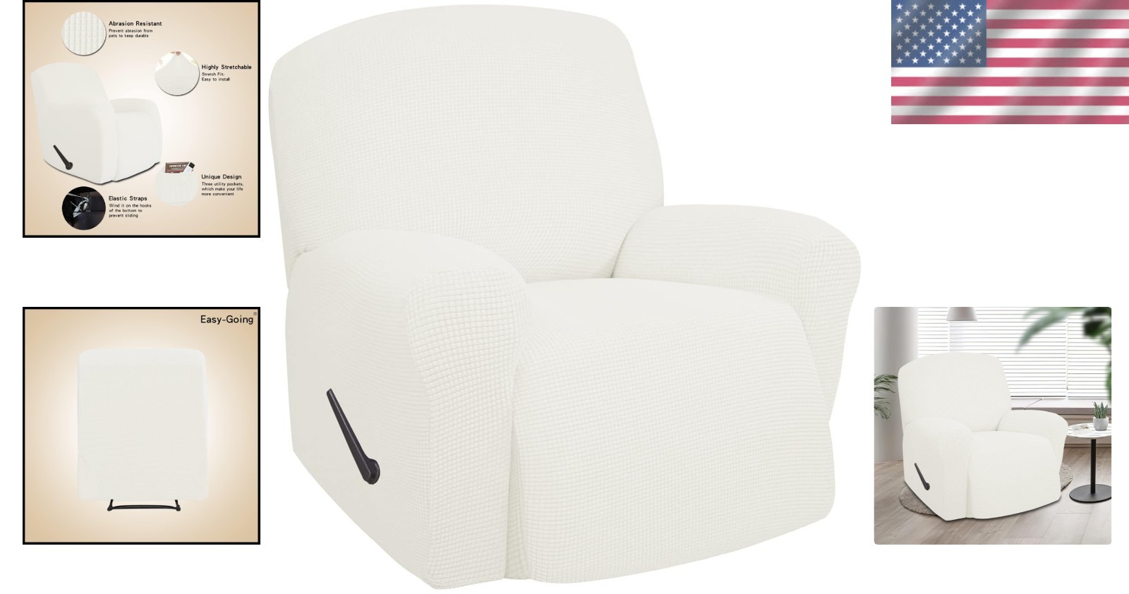 Soft Polyester Spandex Slipcover