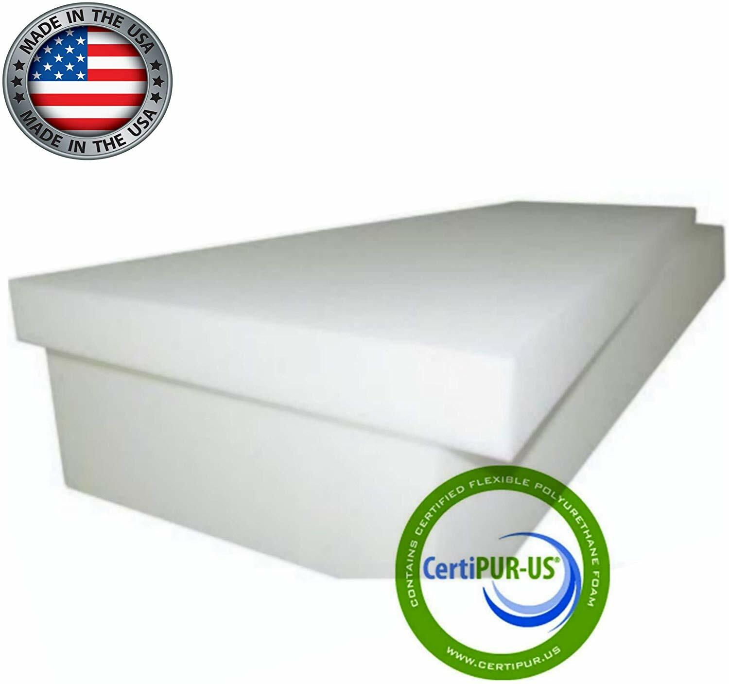 Upholstery Foam Cushion 6″x 22″x 80″ (Firm) 1.8 lb/per cubic ft density 48lb-ILD