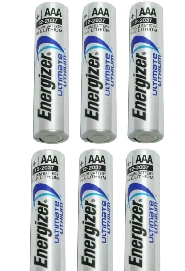 Eveready 13073 AAA Cell Ultimate Lithium Battery 6 Pack Energizer Ultimate Li AA