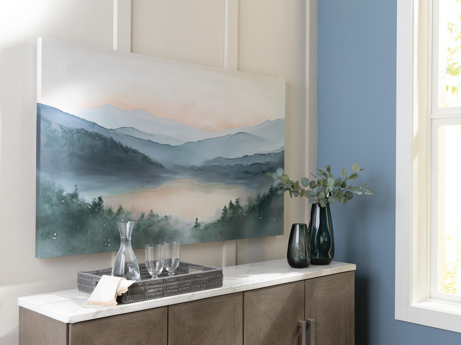 Signature Design by Ashley Vernmont Canvas Art Landscape Canvas Art for Living