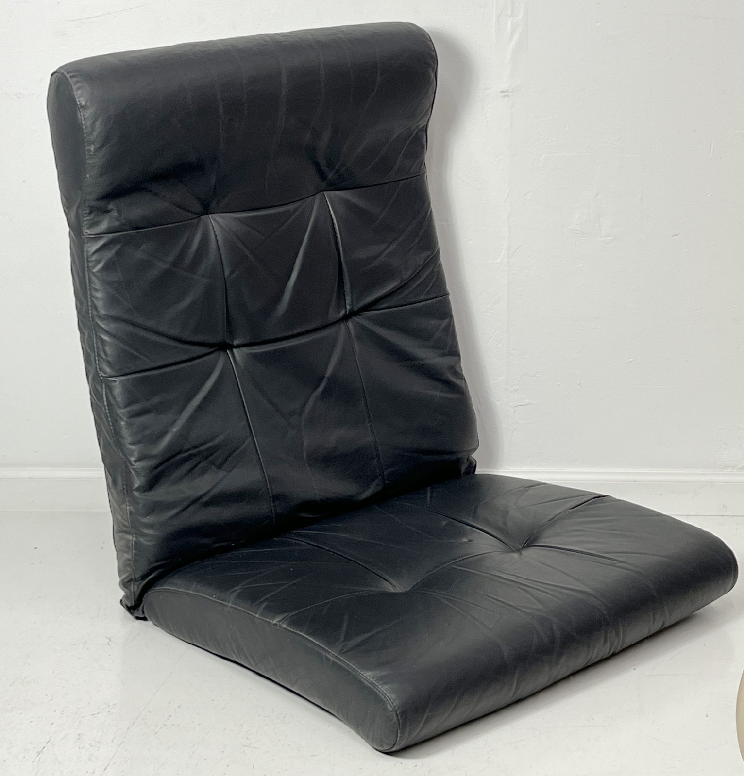 Vintage 1970’s Mid Century Ekornes Stressless Recliner Leather Seat Pad /Cushion