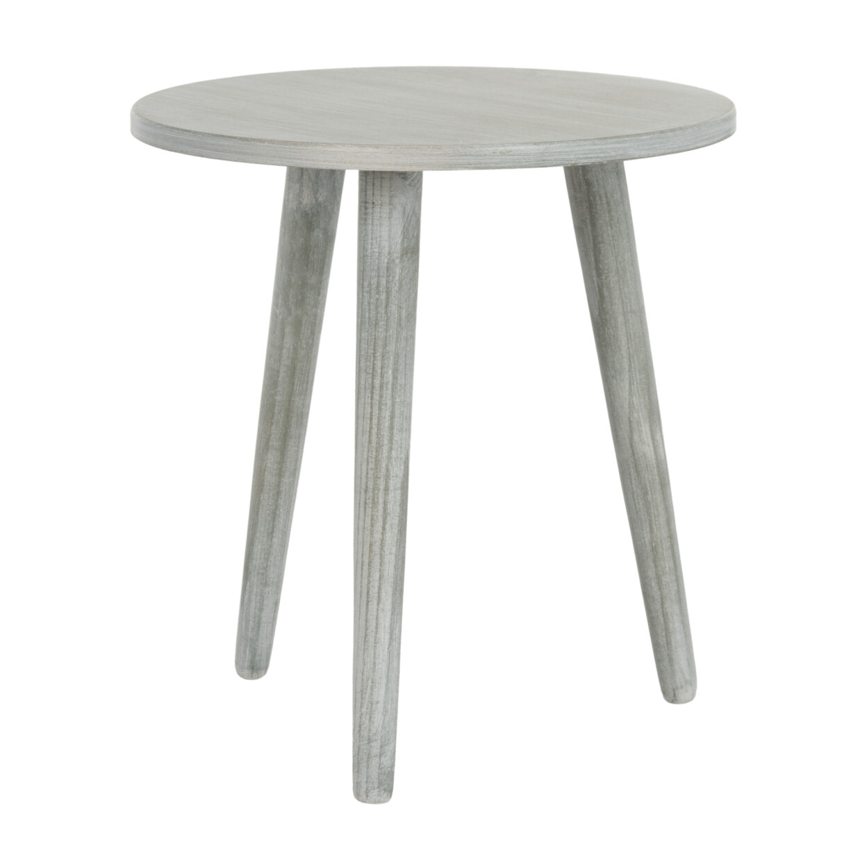SAFAVIEH Orion Round Accent Table | Slate / Grey |