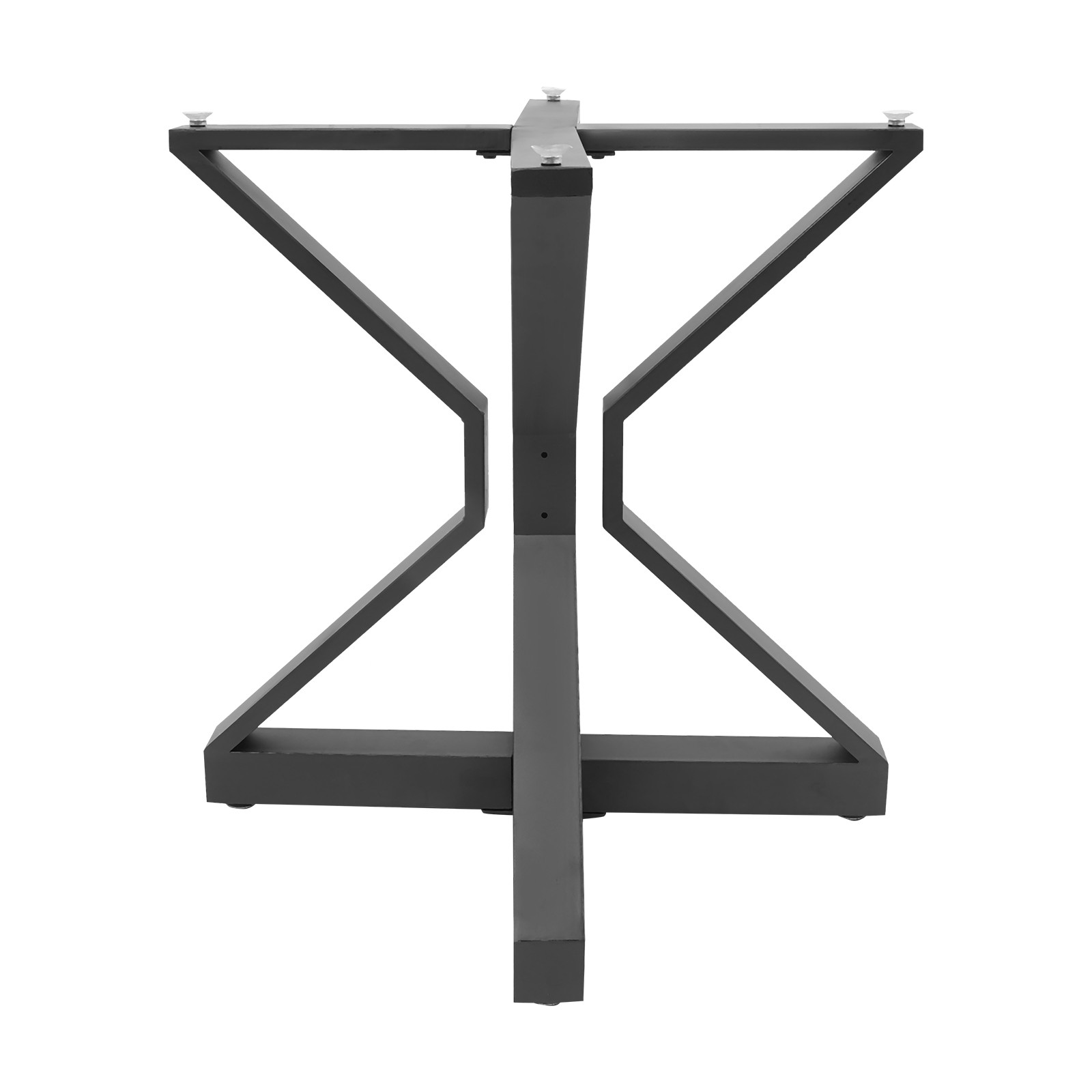 27.6in Metal Table Leg Dining Table Base with Suction Cups & Pre-Drilled Holes