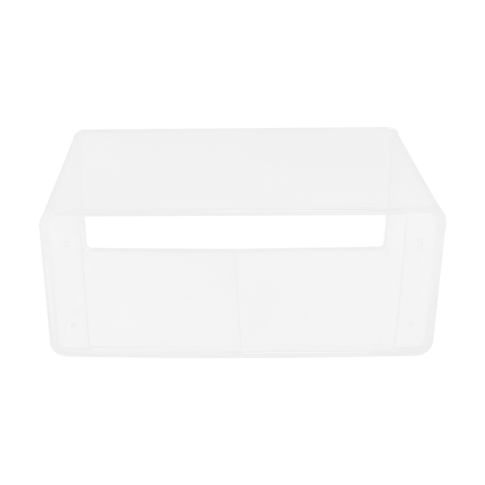 Wall-Mounted Bedside Table Acrylic Floating Nightstand No Assembly Required