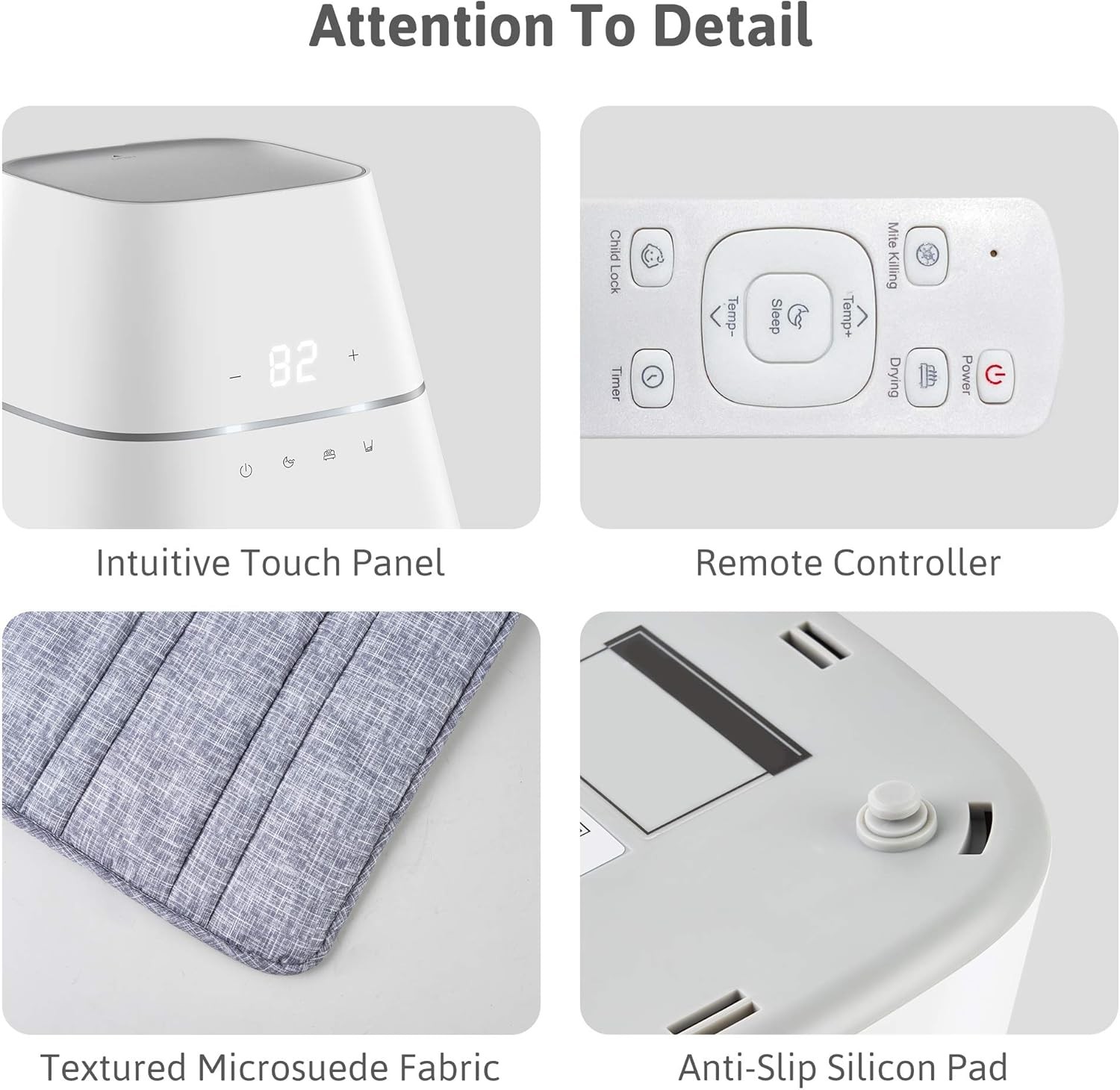 AquaPad CozyFlow Water Heated Mattr Pad, No Electric Wire, All Digital,