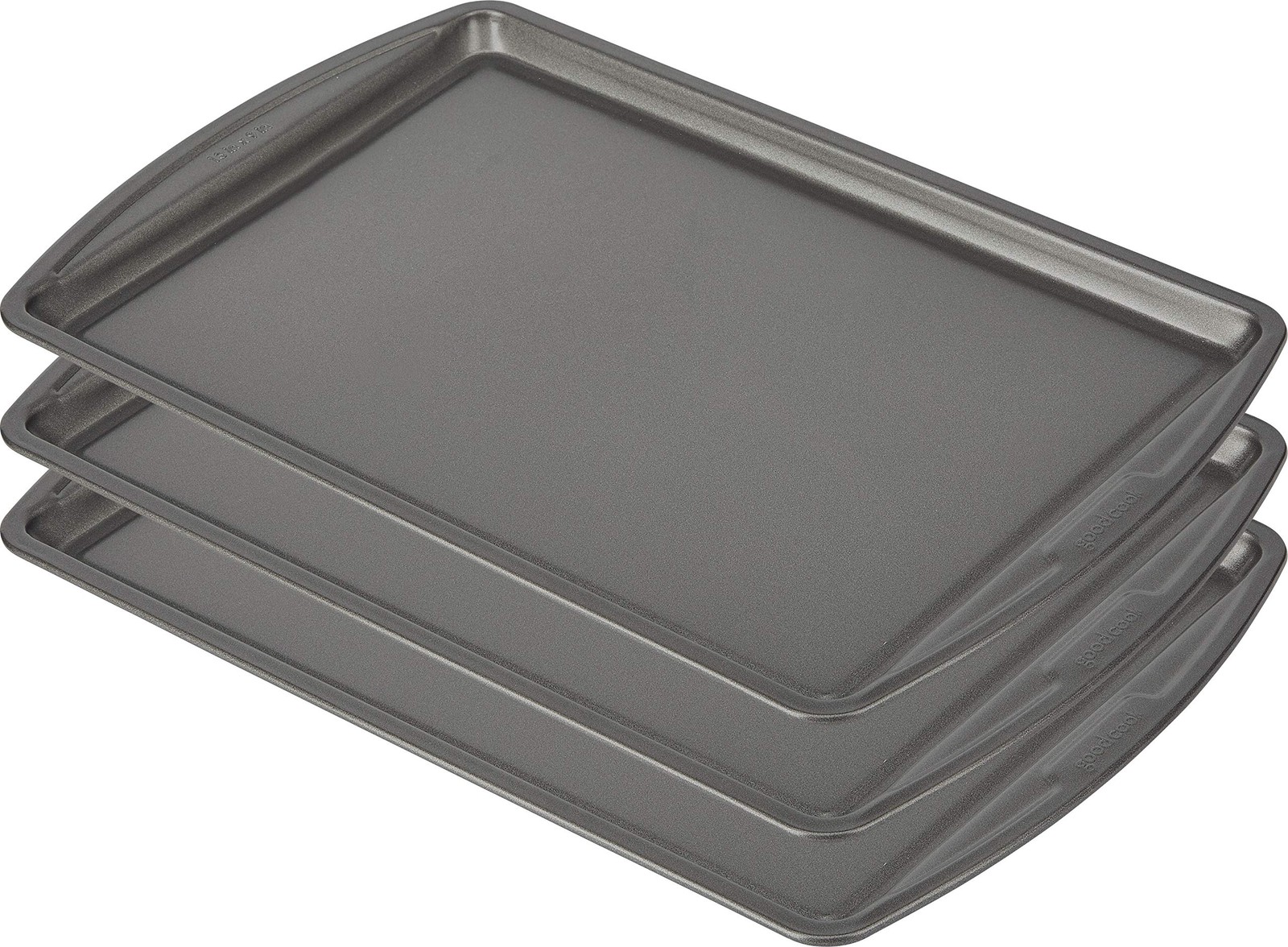 GoodCook Everyday Baking Sheet Set Nonstick Carbon Steel Standard-Sized Cookie S
