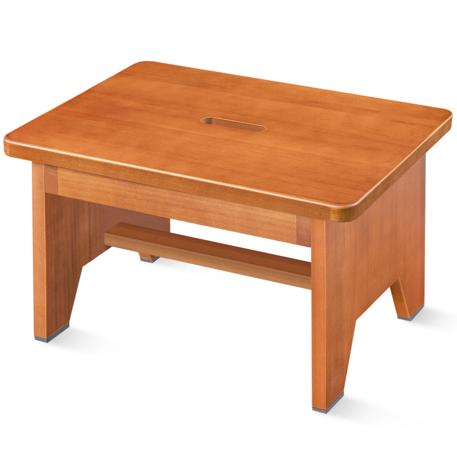 Wooden Step Stool for Adults 9.1″ High 550 Lbs Capacity Kitchen Bedroom