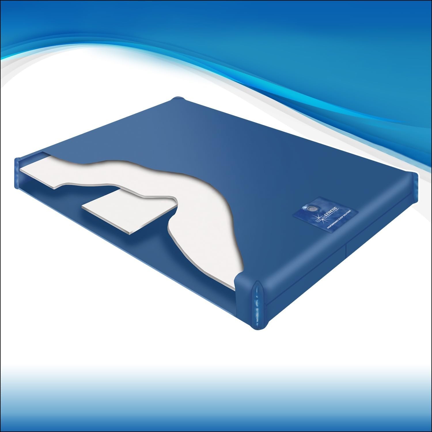InnoMax Genesis 400 Gentle Wave Waterbed Mattress Super Single