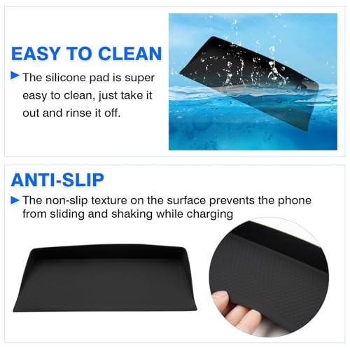 Wireless Charging Mat for 2024-2026 Mazda CX90/2025-2026 CX70 Accessories