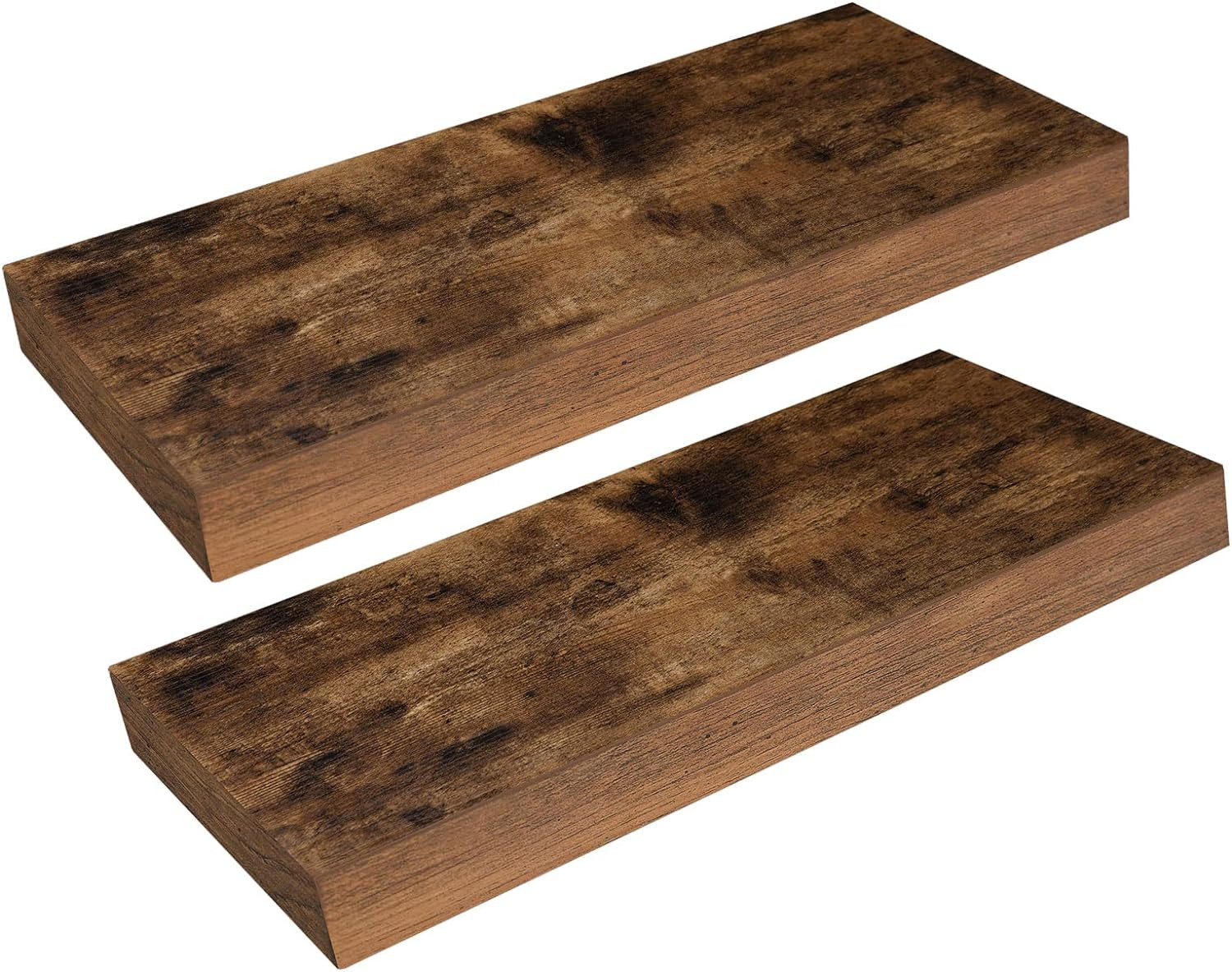 Floating Shelves for Wall, Wall Mounted Shelf Set of 2, 15.7″ Hanging Shelf With