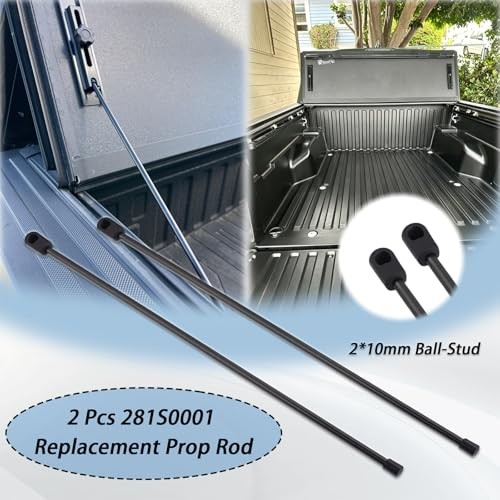 2PCS 281S0001 Replacement Prop Rod Lift Support for 10mm Ball-Stud,Metal Prop