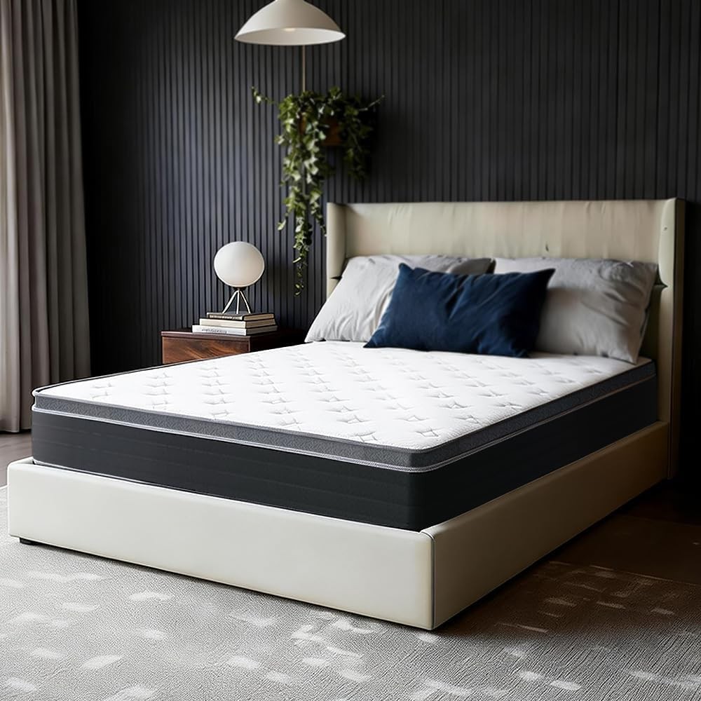 60 x 80 Inch Queen Size Bed Mattress Soft Comfort Memory Foam in a Box