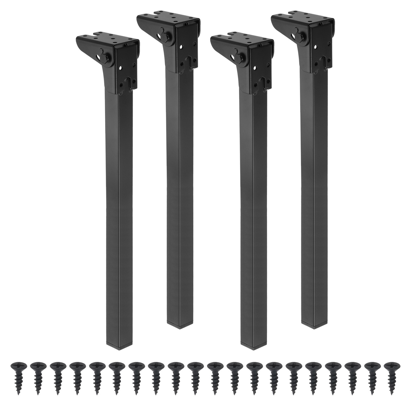 Folding Table Legs 4pcs 50cm(19.7″) Metal Foldable Table Furniture Legs