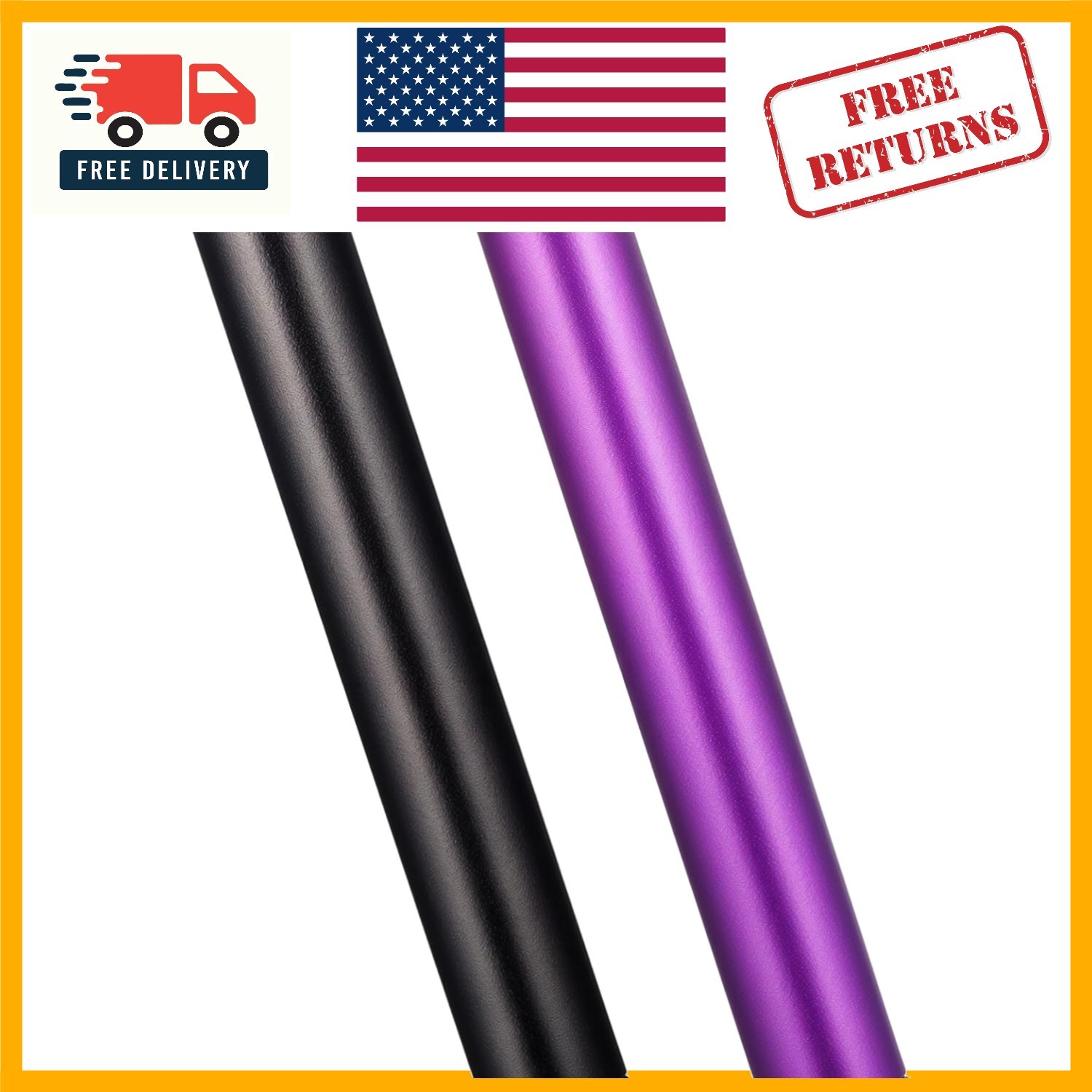 2-Pack Waterproof Aluminum Tube Holders – Stylish Portable Storage for Travel