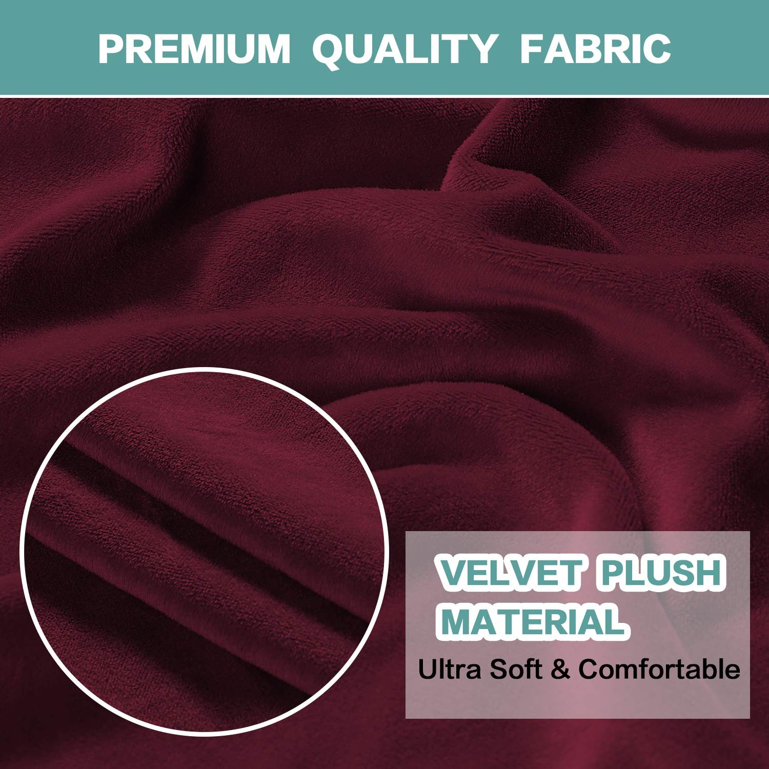 Turquoize Velvet Couch Covers Stretch Oversized Sofa Cover For 3 Cushion Large