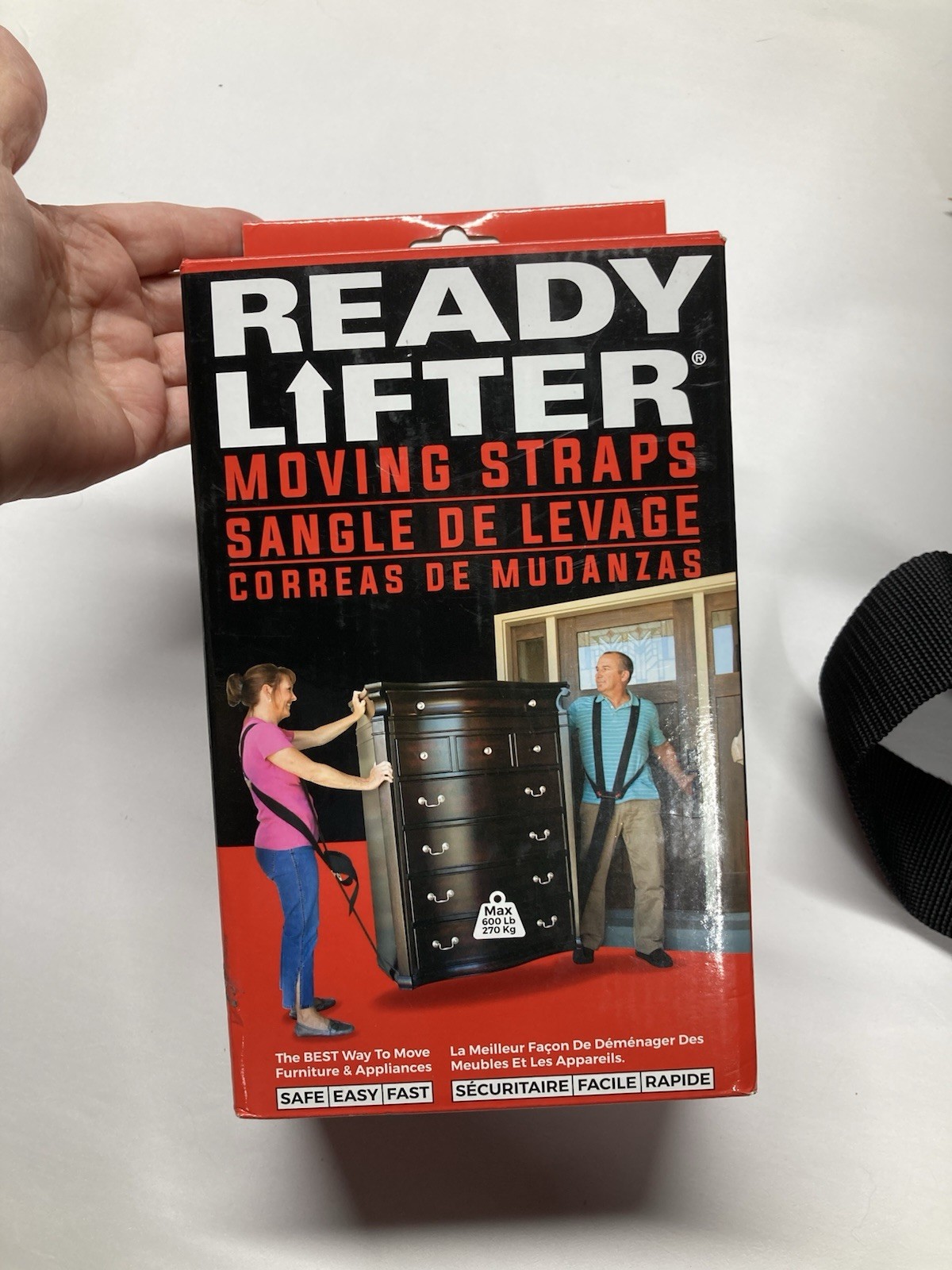 Ready Lifter Moving Straps Lifting Aid For Heavy Items, 3 Piece Set