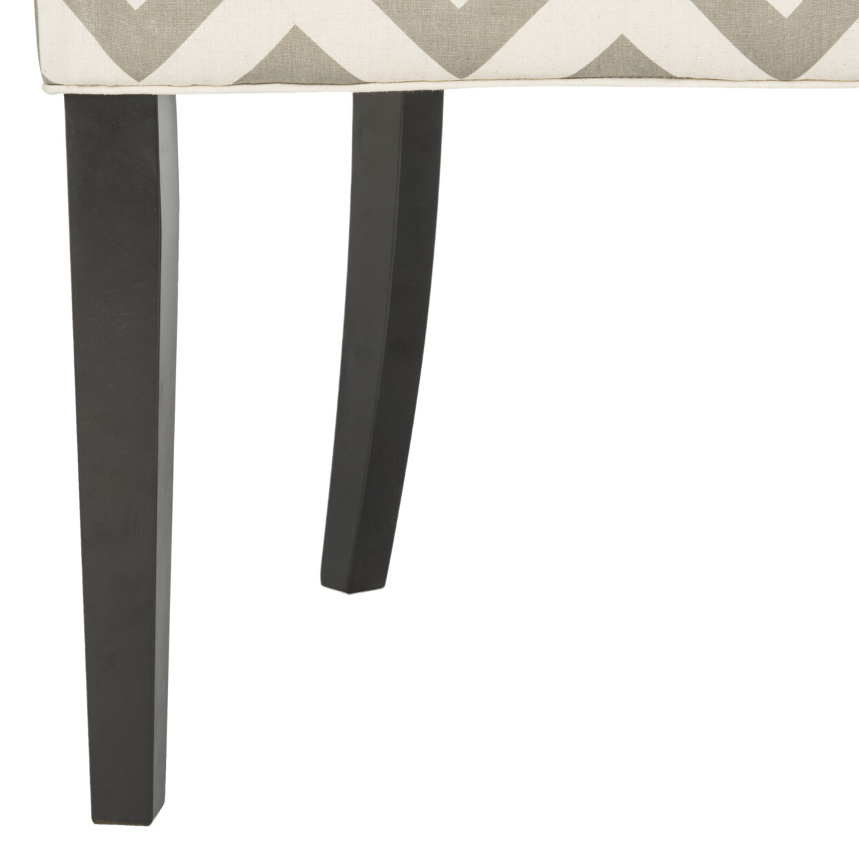 SAFAVIEH Lester 19”H Chevron Dining Chair Set of 2 | Grey / White |