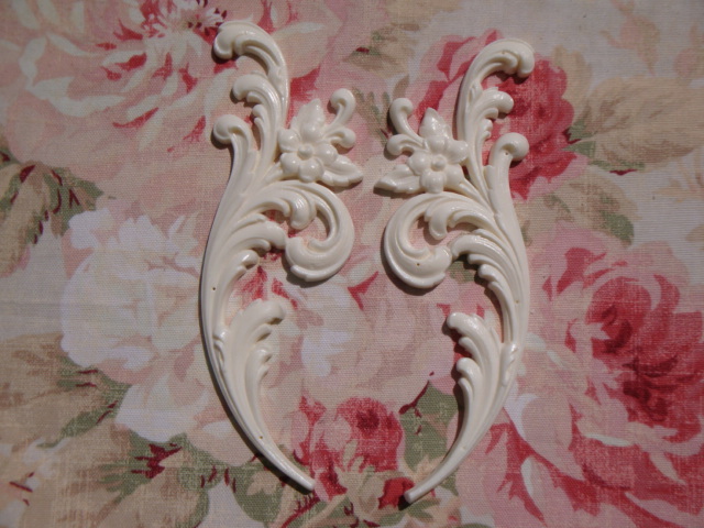 Acanthus Leaf Scroll Floral Sides Furniture Applique Architectural Onlay Trim