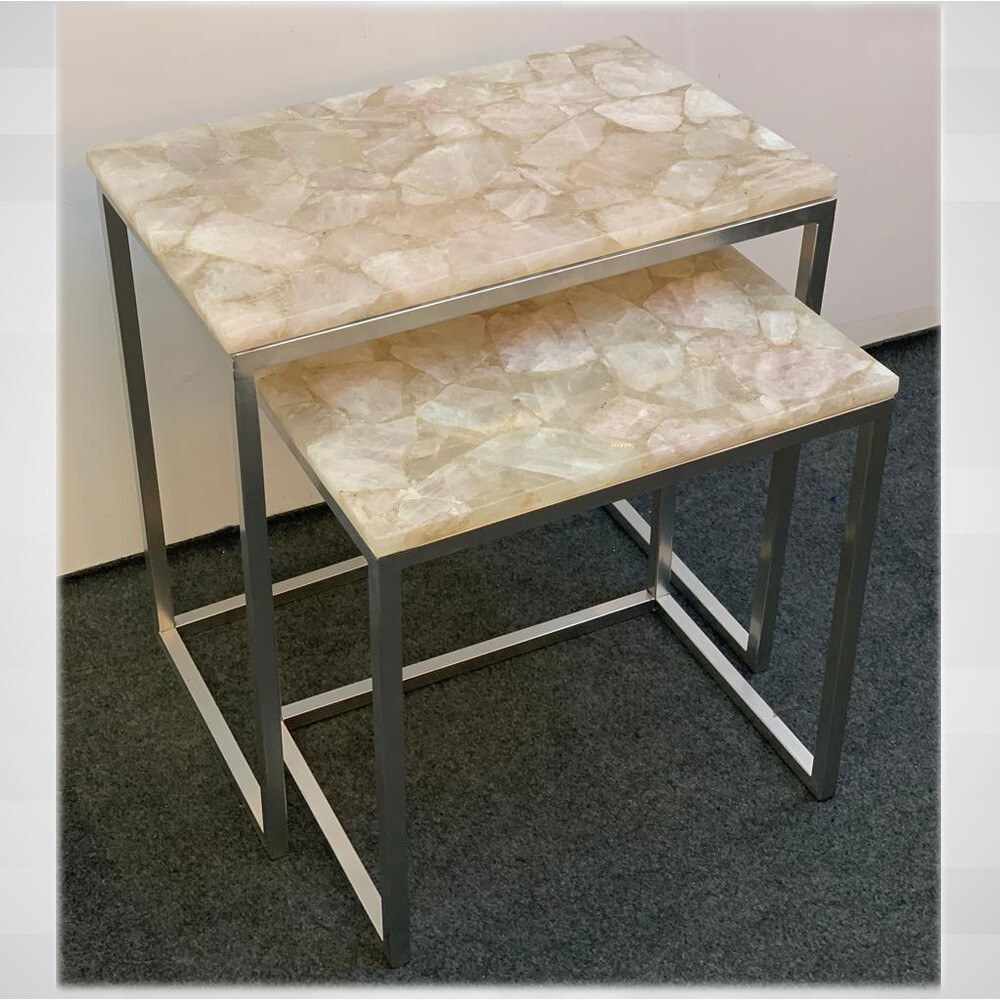 24″x12″ White Agate Wedding Tops Luxury Art Storage Furniture, Gifts For Her Top