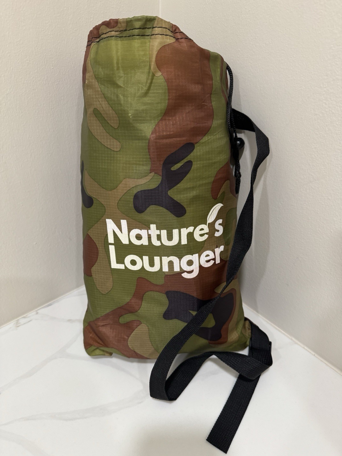 Nature’s Lounger Inflatable Beach Couch Chair Camouflage Blow Up w/Bag