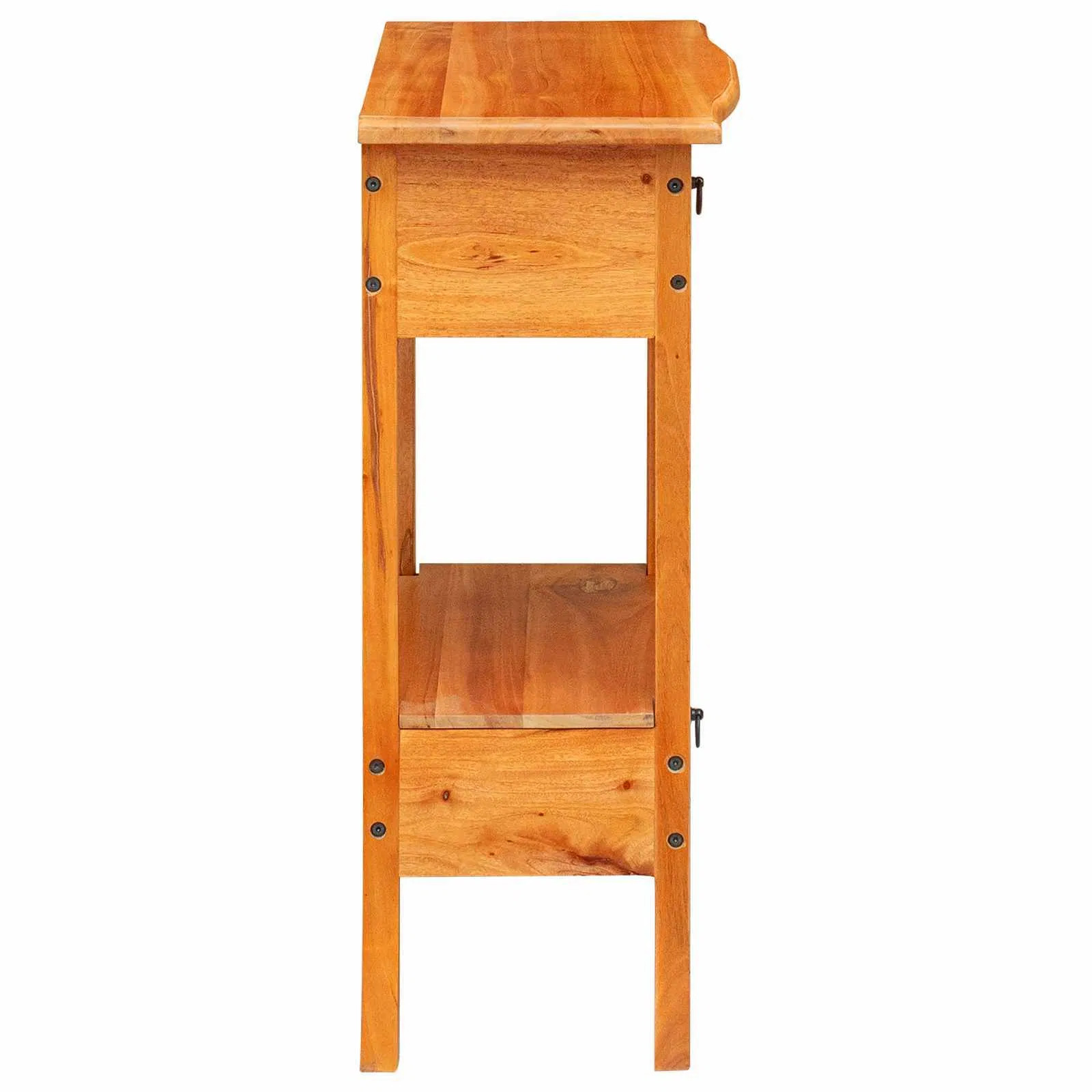 | Console Table | with Drawer Natural 19.88 x 11.81 x 29.72 in