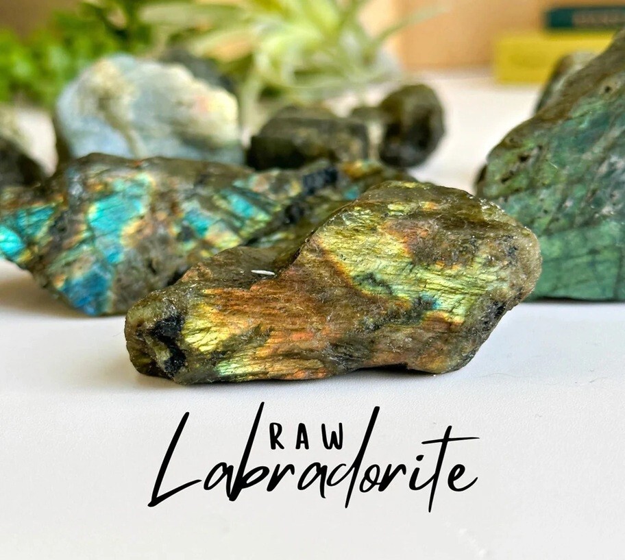 LABRADORITE CORNER TABLE, STONE SIDE TABLE, LUXURY HOME FURNITURE, MODERN TABLE