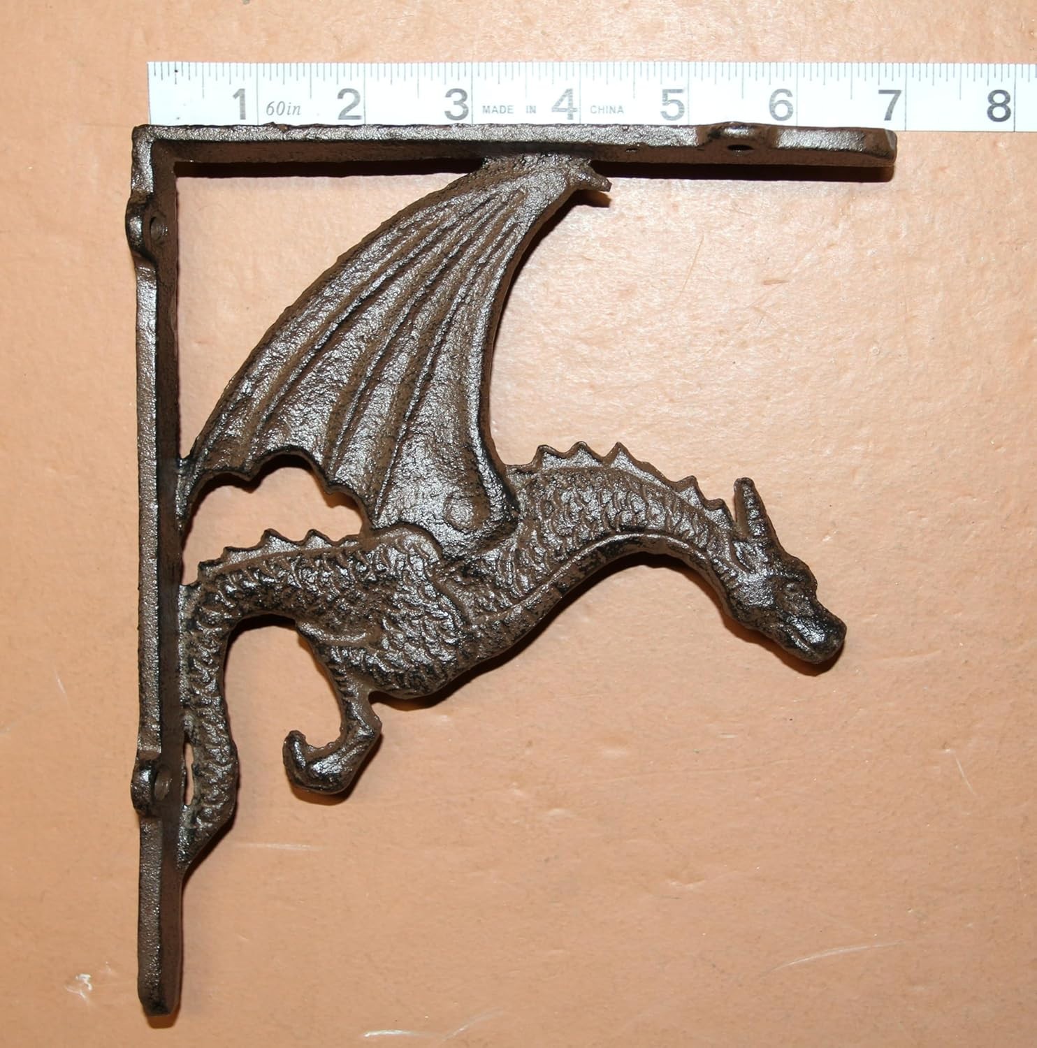 DRAGON SHELF BRACKETS,Corbel,Shelf Brace,All Occasion Gifts,Med-evil Decor,B-11B