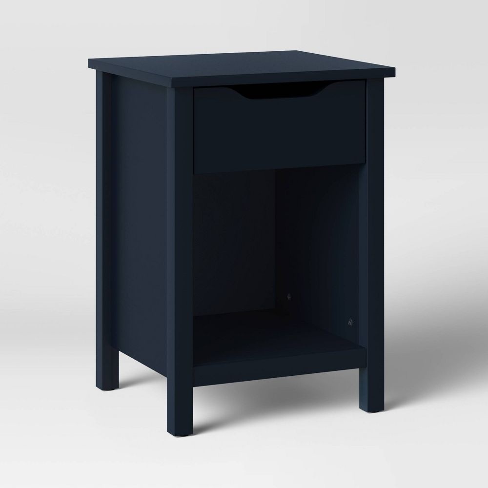 Pillowfort Kids’ Bedside Cabinet Nightstand Table Drawer Storage Laminated Blue