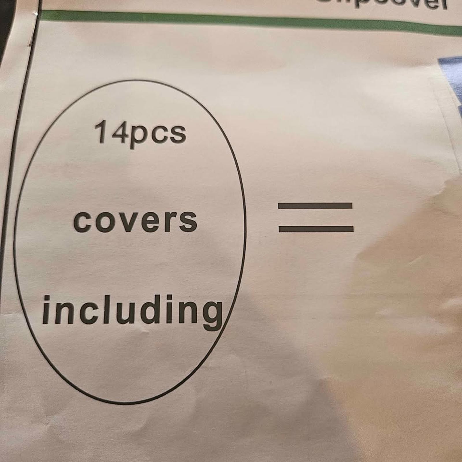 14 pcs slipcovers