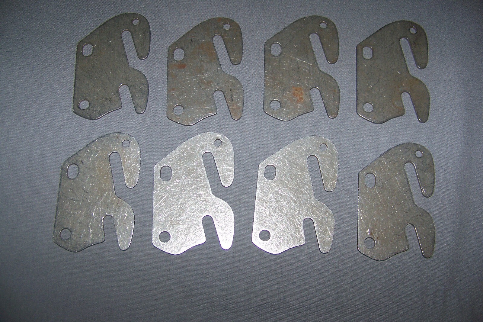 Eight, Durable, Steel, Bed Rail Hooks – WITH NO MOUNTING PINS – SEE DESCRIPTION
