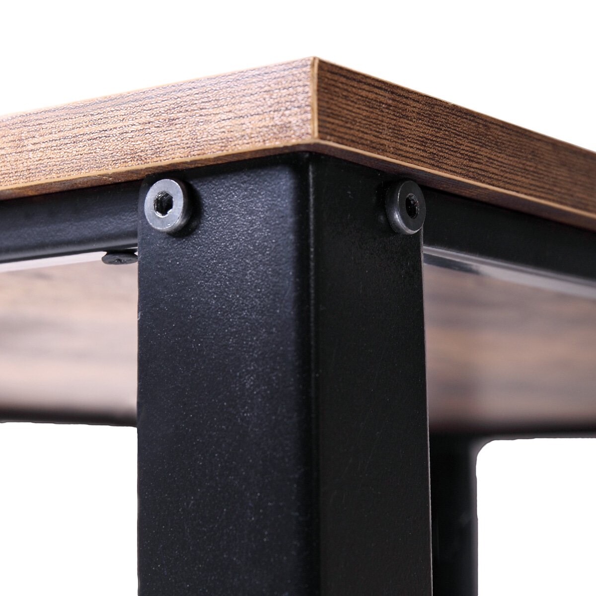 Jaxpety 2-Tier Cocktail Wood Coffee Table Rectangular Living Room Furniture w/ S